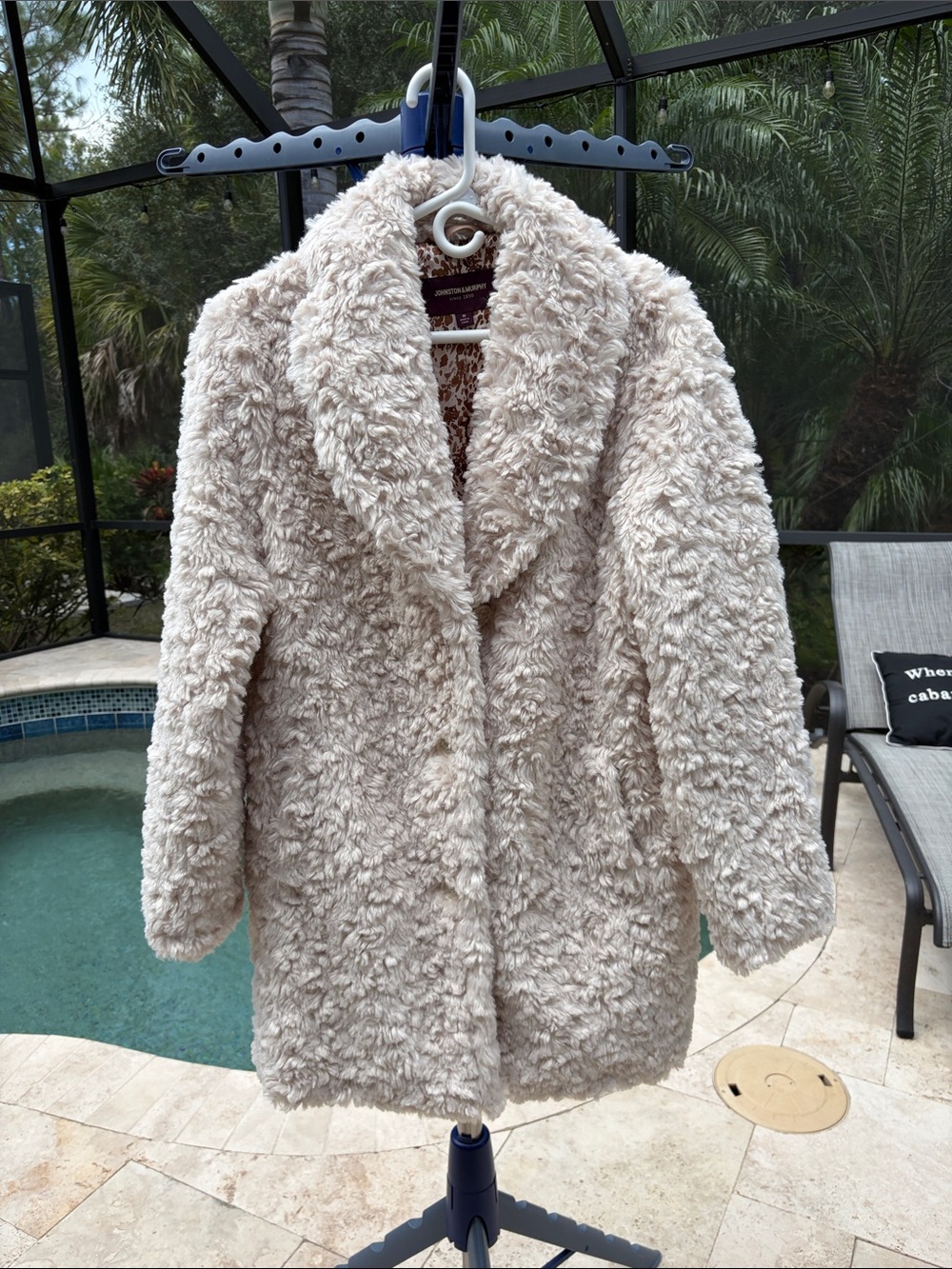 Cozy Teddy Bear Coat - Cream